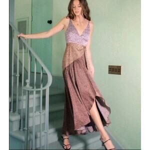 Anthropologie Hutch Elma High Low Wrap Dress Size Small Formal Event Wedding